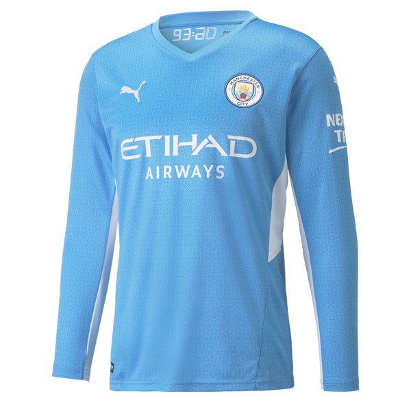 Tailandia Camiseta Manchester City 1ª Kit ML 2021 2022